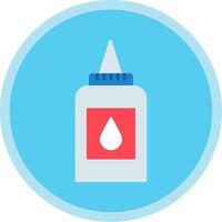 Liquid Glue Flat Multi Circle Icon vector