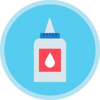 Liquid Glue Flat Multi Circle Icon vector