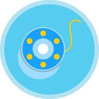 Bobbin Flat Multi Circle Icon vector