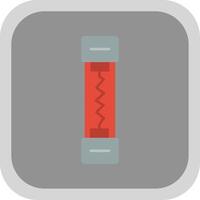 Fuse Flat Round Corner Icon vector