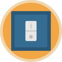 Switcher Flat Multi Circle Icon vector