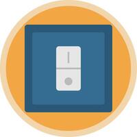 Switcher Flat Multi Circle Icon vector