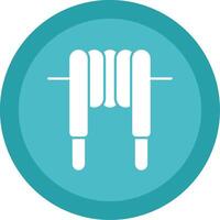 Inductor Glyph Multi Circle Icon vector
