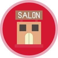 Salon Flat Multi Circle Icon vector