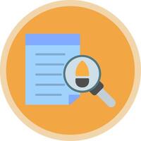 Evidence Flat Multi Circle Icon vector