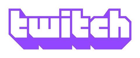 Twitch logotype, icon vector