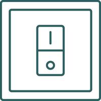 Switcher Line Gradient Round Corner Icon vector