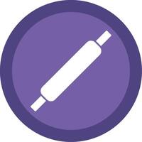 Rolling Pins Glyph Multi Circle Icon vector