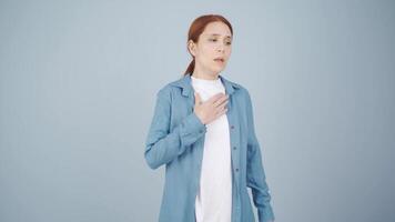 The woman with the cough. video