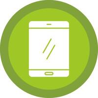 Smartphone Glyph Multi Circle Icon vector