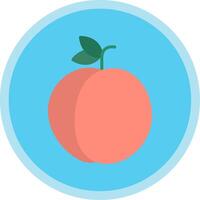 Peach Flat Multi Circle Icon vector