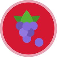 Boysenberries Flat Multi Circle Icon vector