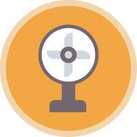 Fan Flat Multi Circle Icon vector