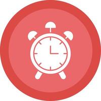 Clock Glyph Multi Circle Icon vector