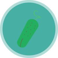 Pickle Flat Multi Circle Icon vector