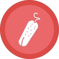 Pickle Glyph Multi Circle Icon vector