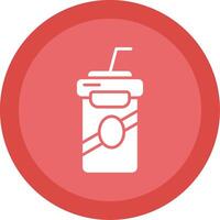 Soft drink Glyph Multi Circle Icon vector