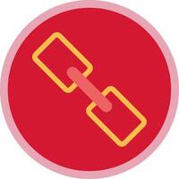 Link Flat Multi Circle Icon vector