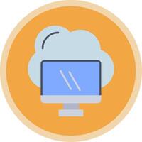 Computing Flat Multi Circle Icon vector