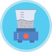 Juicer Flat Multi Circle Icon vector