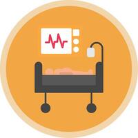 Medical Treatment Flat Multi Circle Icon vector