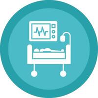 Medical Treatment Glyph Multi Circle Icon vector