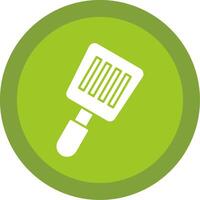 Spatula Glyph Multi Circle Icon vector