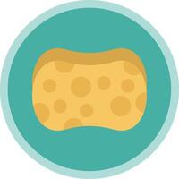 Sponge Flat Multi Circle Icon vector