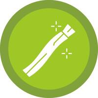 Miswak Glyph Multi Circle Icon vector