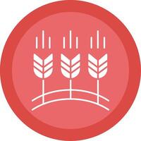 Wheat Glyph Multi Circle Icon vector
