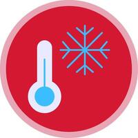 Cold Flat Multi Circle Icon vector