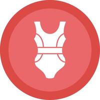 Swimsuit Glyph Multi Circle Icon vector