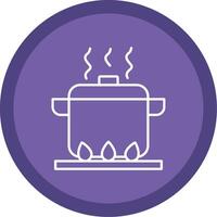 Boiling Line Multi Circle Icon vector