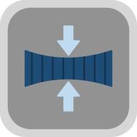 Elasticity Flat Round Corner Icon vector