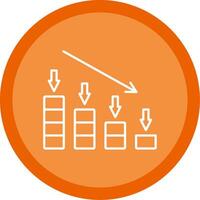 Crash Line Multi Circle Icon vector