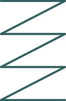 Spring Line Gradient Round Corner Icon vector