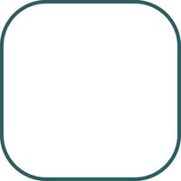 Round Corner Line Gradient Round Corner Icon vector