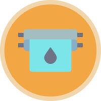 Offset Flat Multi Circle Icon vector