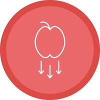 Gravity Line Multi Circle Icon vector