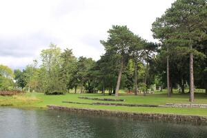 View of Delaware Park In Buffalo New York. photo