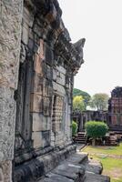 Phimai stone castle ancient at historical park, Phimai District, Nakhon Ratchasima photo