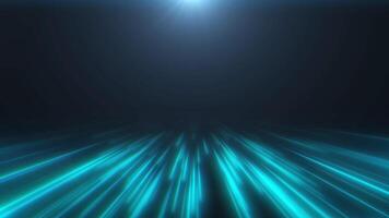 abstract blue digital flowing warp light speed background photo