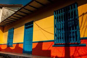 Beautiful antique streets of the Heritage Town of Honda located in the department of Tolima in Colombia photo