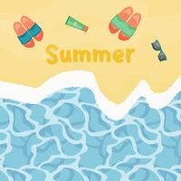 Summer time fun concept design. illustration vector