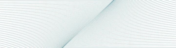 Bright blue curved lines abstract technology background vector