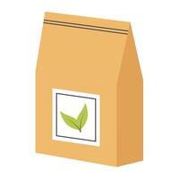 Matcha tea packaging. illustration 1 vector