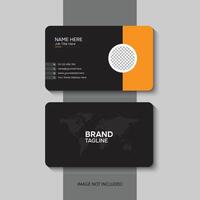 Clean and modern business card template vector