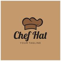 chef logo chef hat cooking and catering logo vektor design vector