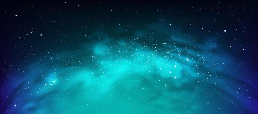 Sky Galaxy,Cloud with Nebula and Stars at Dark Blue Night Background, Universe filled with Starry in Blue Sky,Beautiful Nature Star field with Milky Way,Horizon banner colorful cosmos, stardust