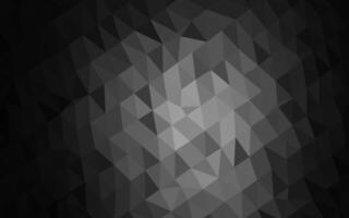 Dark Silver, Gray abstract polygonal layout. vector